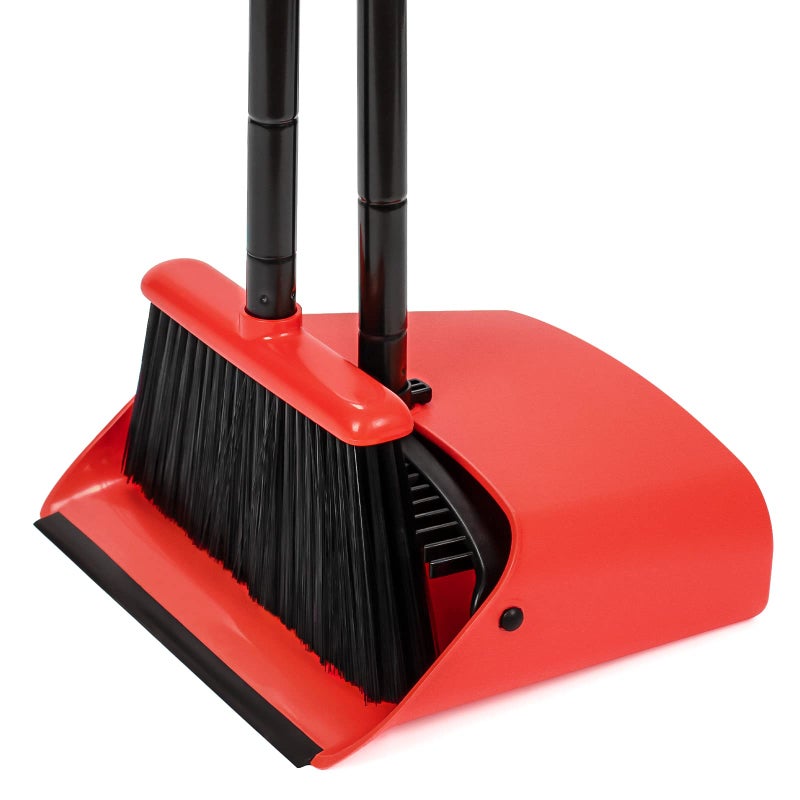 TreeLen Broom and Dustpan Set, 52 inch Broom and Dust Pan Combo for Home - Image 1